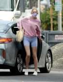 Elsa Hosk Leggy, Out and About in West Hollywood