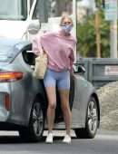 Elsa Hosk Leggy, Out and About in West Hollywood
