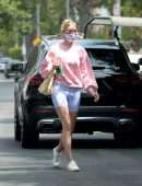 Elsa Hosk Leggy, Out and About in West Hollywood