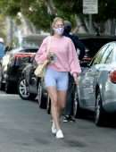 Elsa Hosk Leggy, Out and About in West Hollywood
