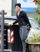 Emilia Fox on the Set of TV Series Signora Volpe in Rome