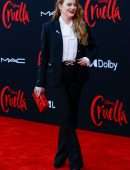 Emma Stone at the Premiere of Disney's "Cruella" in Los Angeles