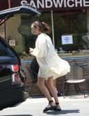 Gal Gadot Outside a Bakery in Los Angeles