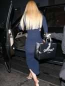 Iggy Azalea in a See-Through Dress at Avra in Beverly Hills