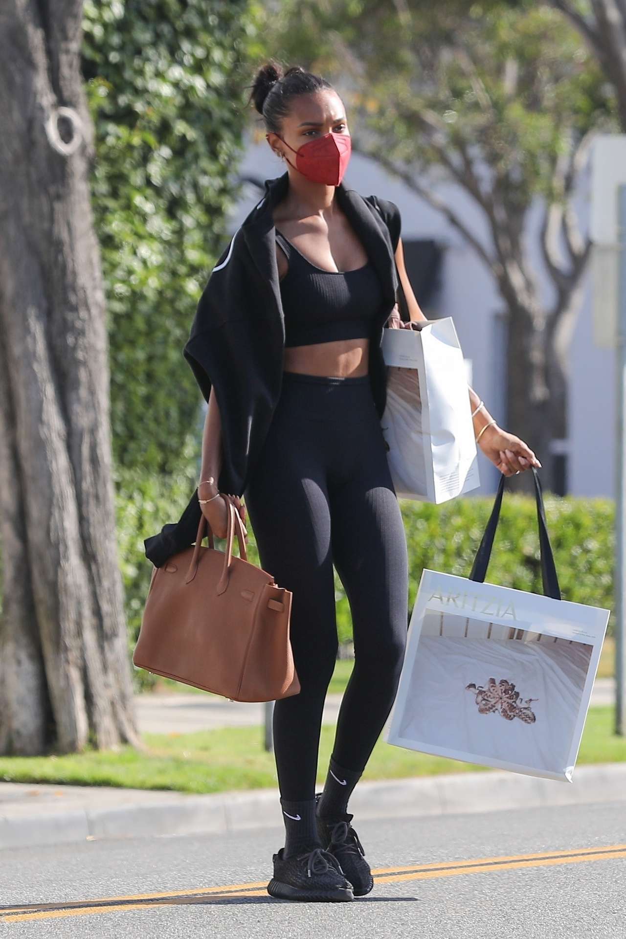 Jasmine Tookes Shopping in Beverly Hills