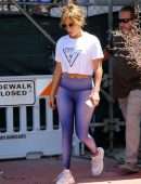 Jennifer Lopez Sneaks Out of Anatomy Gym in Miami Beach