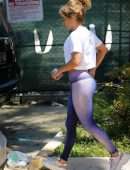 Jennifer Lopez Sneaks Out of Anatomy Gym in Miami Beach
