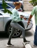 Jennifer Lopez Booty, Outside a Gym in Miami