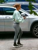 Jennifer Lopez Booty, Outside a Gym in Miami