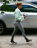 Jennifer Lopez Booty, Outside a Gym in Miami