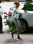 Jennifer Lopez Booty, Outside a Gym in Miami