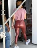 Jennifer Lopez Booty, Outside a Gym in Miami