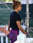 Jennifer Lopez Booty, Outside a Gym in Miami