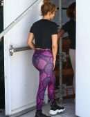 Jennifer Lopez Booty, Outside a Gym in Miami
