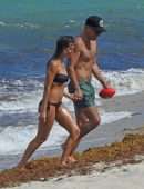 Jessica Alba Booty in Various Bikini at the Beach in Miami