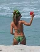 Jessica Alba Booty in Various Bikini at the Beach in Miami