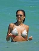 Jessica Alba Booty in Various Bikini at the Beach in Miami