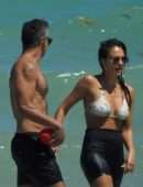 Jessica Alba Booty in Various Bikini at the Beach in Miami