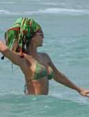 Jessica Alba Booty in Various Bikini at the Beach in Miami