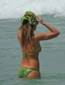 Jessica Alba Booty in Various Bikini at the Beach in Miami