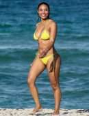 Jessica Ledon Booty on a Romantic Afternoon at the Beach in Miami Beach