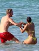 Jessica Ledon Booty on a Romantic Afternoon at the Beach in Miami Beach