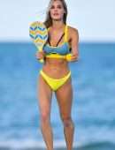 Joy Corrigan Booty in Bikini on the Beach in Miami