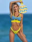 Joy Corrigan Booty in Bikini on the Beach in Miami