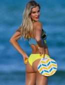 Joy Corrigan Booty in Bikini on the Beach in Miami