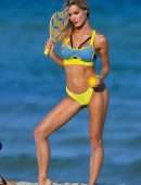 Joy Corrigan Booty in Bikini on the Beach in Miami