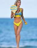 Joy Corrigan Booty in Bikini on the Beach in Miami