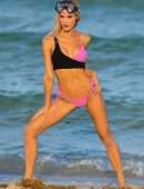 Joy Corrigan Booty in Bikini at a Photoshoot in Miami Beach