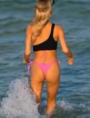 Joy Corrigan Booty in Bikini at a Photoshoot in Miami Beach