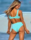 Joy Corrigan Booty in Swimsuit, Photoshoot on the Beach in Miami