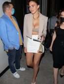 Kara Del Toro Cleavage and Leggy at Craig’s in West Hollywood