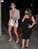 Kara Del Toro Cleavage and Leggy at Craig’s in West Hollywood