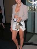Kara Del Toro Cleavage and Leggy at Craig’s in West Hollywood