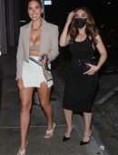 Kara Del Toro Cleavage and Leggy at Craig’s in West Hollywood
