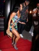 Karrueche Tran Leggy at Kiki On The River in Miami