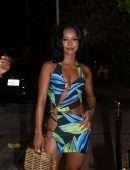 Karrueche Tran Leggy at Kiki On The River in Miami