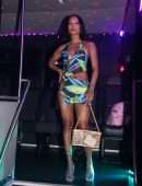 Karrueche Tran Leggy at Kiki On The River in Miami