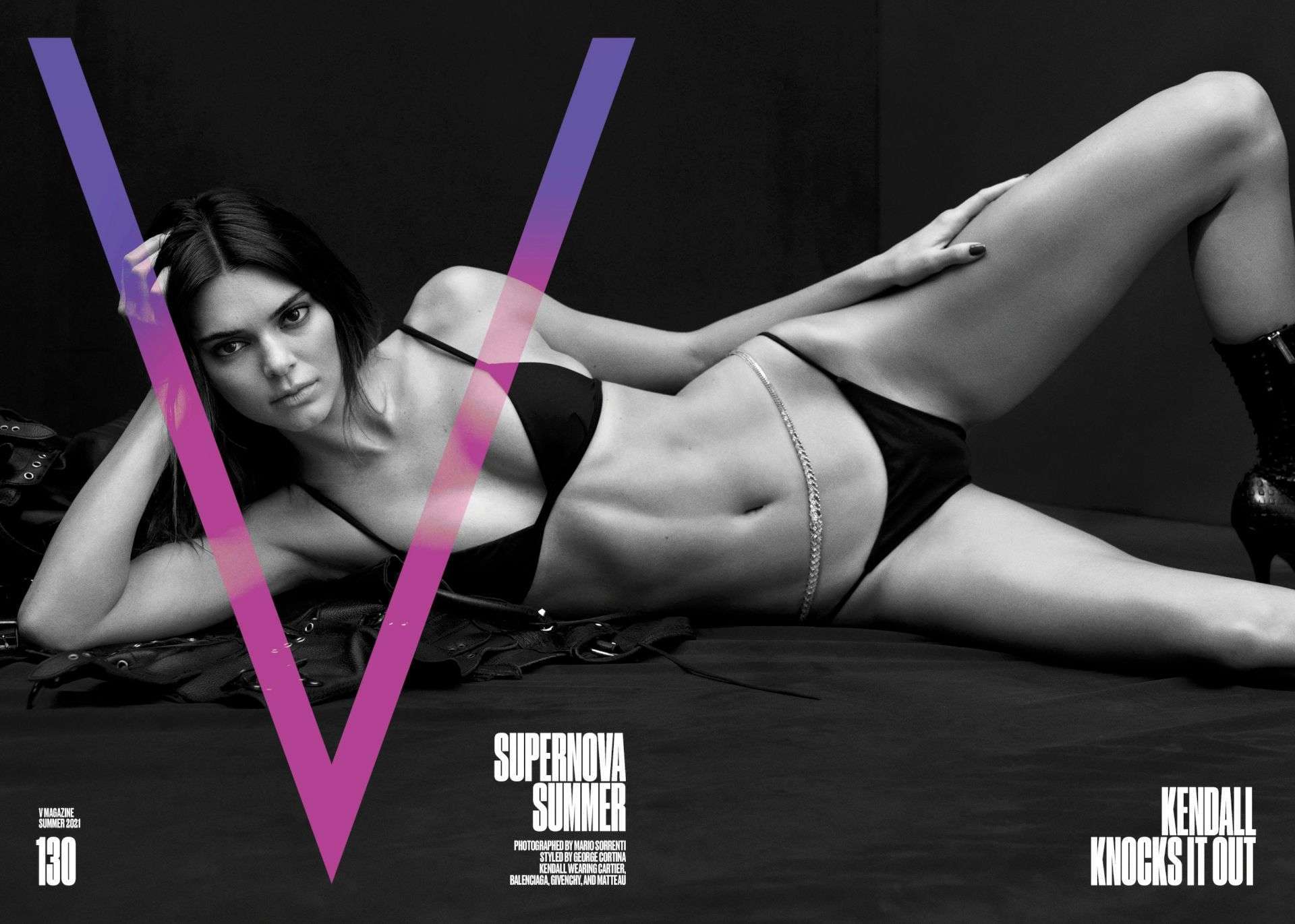 Kendall Jenner in Bikini for V Magazine - Summer 2021