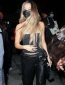 Kim Kardashian and Khloe Kardashian Arriving at Craigs in West Hollywood
