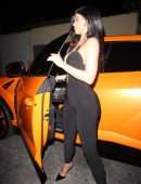 Kylie Jenner Cleavage Outside The Nice Guy in West Hollywood