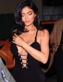 Kylie Jenner Cleavage Outside The Nice Guy in West Hollywood