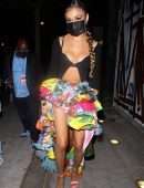 Madison Bailey After Attending the 2021 MTV Awards at the Hollywood Palladium