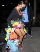 Madison Bailey After Attending the 2021 MTV Awards at the Hollywood Palladium