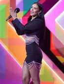 Maya Jama Leggy at The BRIT Awards 2021 Arrivals, The O2 Arena