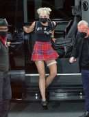 Miley Cyrus in Skirt Returning to her Hotel in NYC