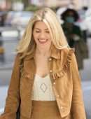 Mollie King at BBC Radio One Studio in London